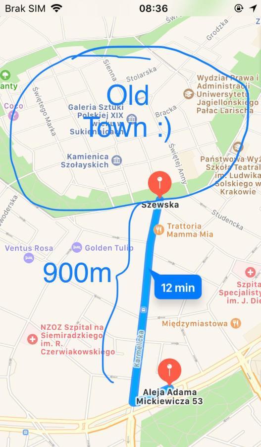 Cozy & Big Rooms In Old Town Краков Экстерьер фото